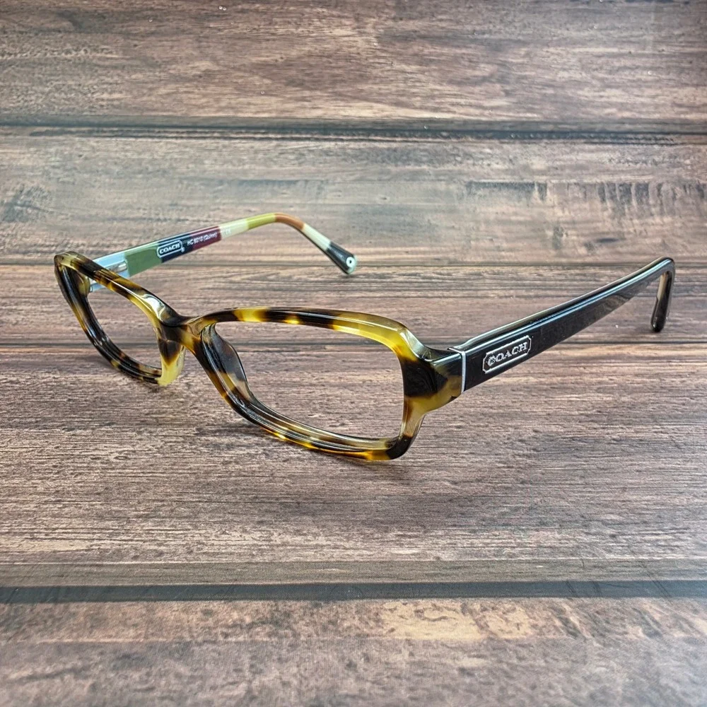 Coach Quinn HC 6010 5057 Spotty Tortoise Eyeglass Frames Womens 50-16-135